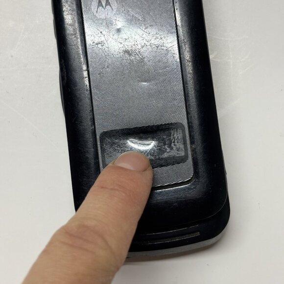 Motorola i series i410 - Black & Gray Boost Mobile Very Rare iDEN Flip Phone Y2K - Picture 8 of 13